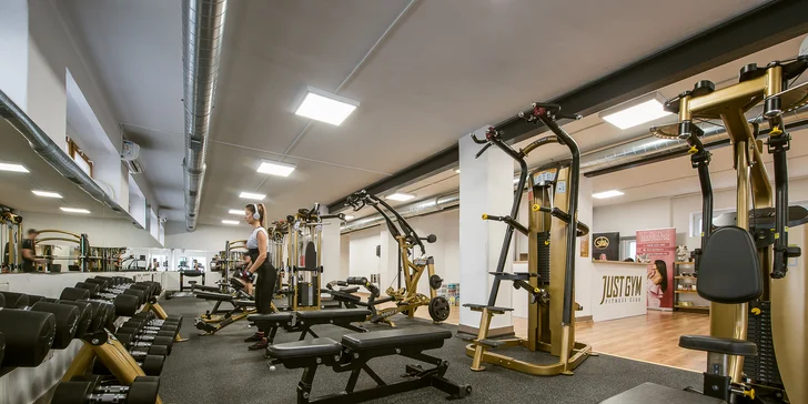Permanentky do NOVOOTVORENÉHO fitness clubu JUST GYM