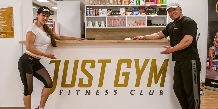 Permanentky do NOVOOTVORENÉHO fitness clubu JUST GYM