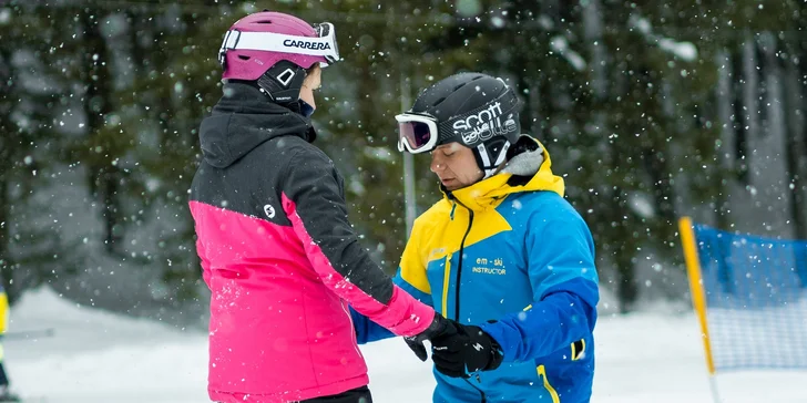 Privátna lekcia lyžovania alebo snowboardingu v Roháčoch alebo Zuberci
