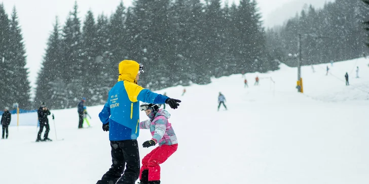 Privátna lekcia lyžovania alebo snowboardingu v Roháčoch alebo Zuberci