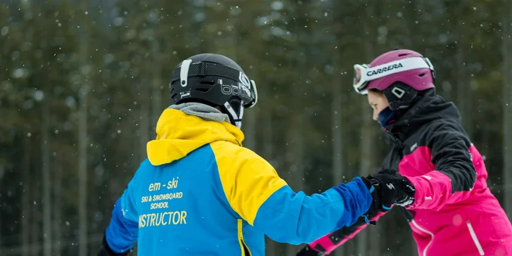 Privátna lekcia lyžovania alebo snowboardingu v Roháčoch alebo Zuberci
