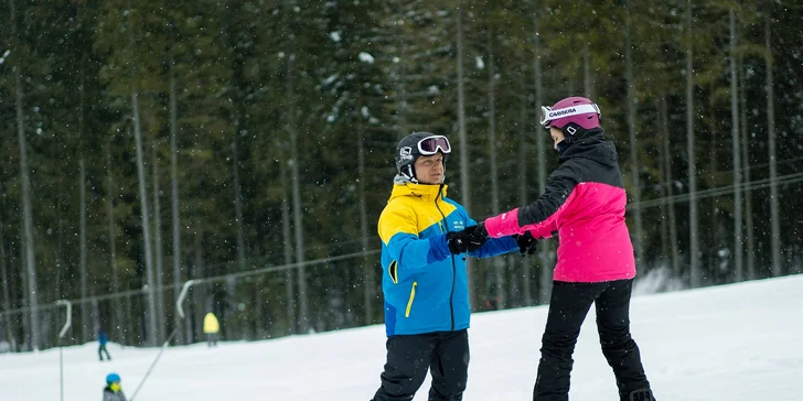 Privátna lekcia lyžovania alebo snowboardingu v Roháčoch alebo Zuberci