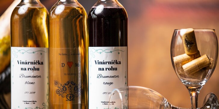 Originálne vína s vlastnou etiketou na svadbu či inú významnú udalosť
