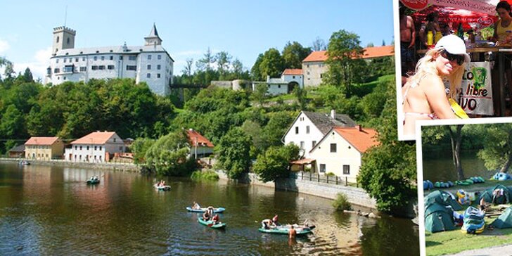 3 dňový rozprávkový XXL splav rieky Vltava