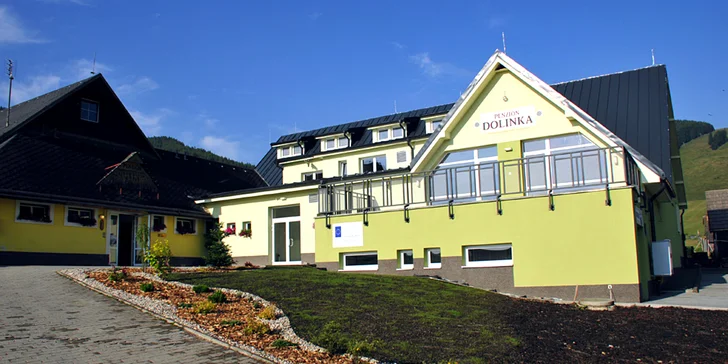 Pobyt s polpenziou a wellness v útulnom penzióne Dolinka pod Kráľovou hoľou
