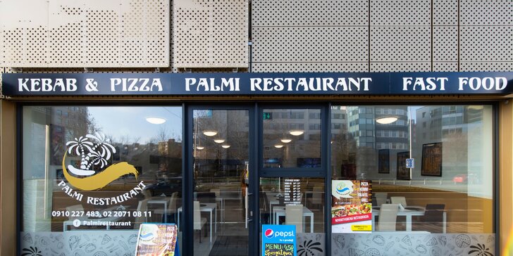 Veľká alebo malá pizza podľa vlastného výberu v reštaurácii Palmi