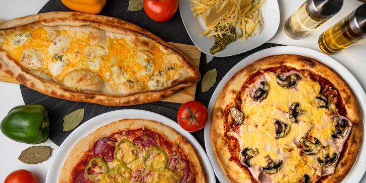 Veľká alebo malá pizza podľa vlastného výberu z reštaurácie Palmi