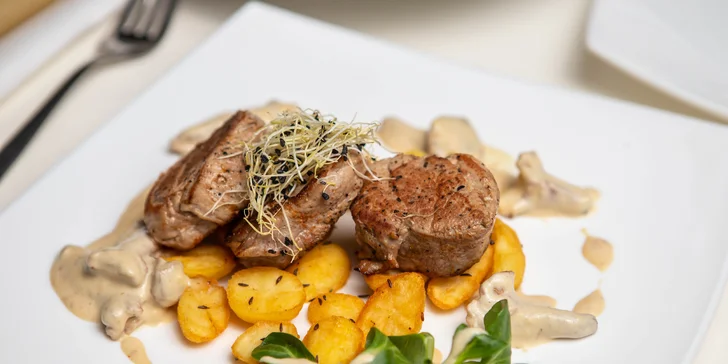 Exkluzívne menu pre 2 osoby v Hoteli Agatka