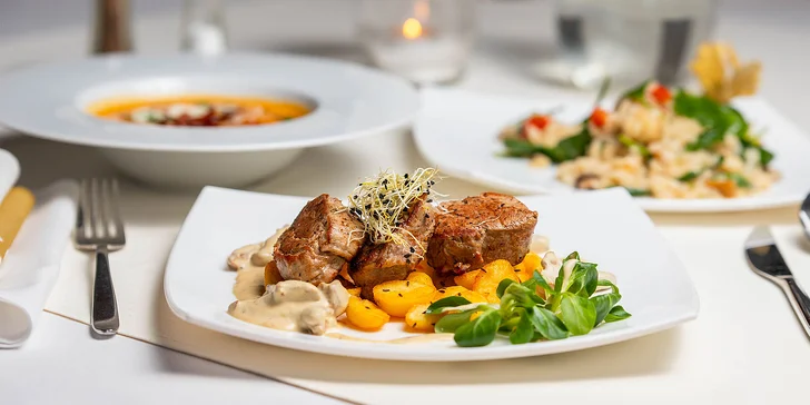 Exkluzívne menu pre 2 osoby v Hoteli Agatka