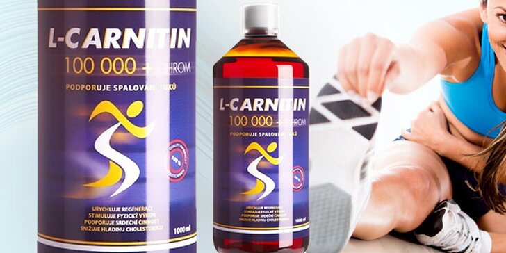 L-Carnitin 1000 ml. Účinný prostriedok na odbúravanie tukov
