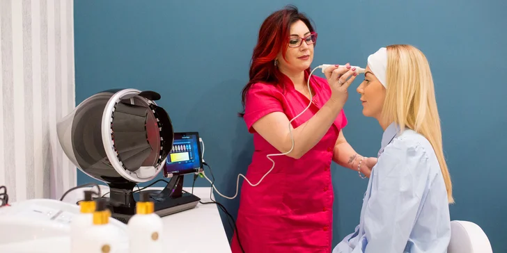 To správne riešenie pre vašu pleť - diagnostika pleti prístrojom Skin analyzér.