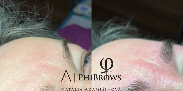 Nádherné obočie vďaka microbladingu technikou Phibrows