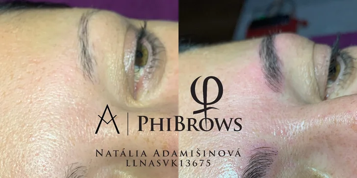 Nádherné obočie vďaka microbladingu technikou Phibrows