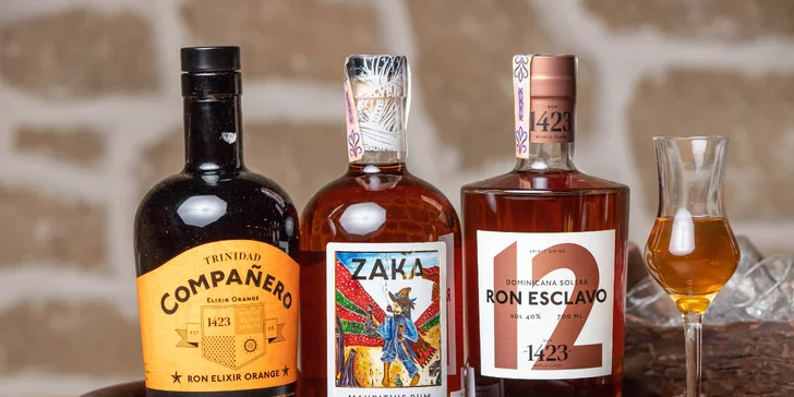 Degustácia rumov plus karibská špecialita na zahryznutie