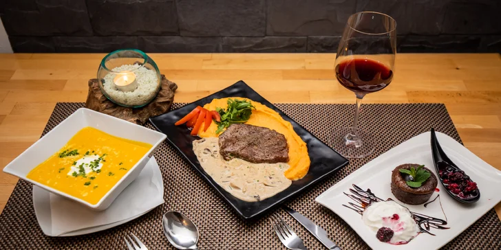 Exkluzívne 3-chodové menu v reštaurácii Bella Viktoria