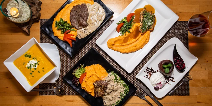 Exkluzívne 3-chodové menu v reštaurácii Bella Viktoria