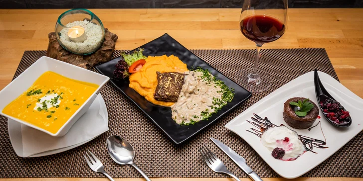 Exkluzívne 3-chodové menu v reštaurácii Bella Viktoria
