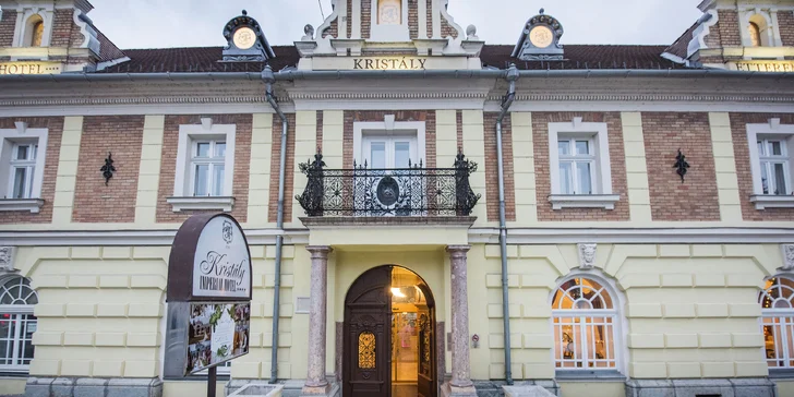 Romantický wellness pobyt v historickom hoteli v meste vôd
