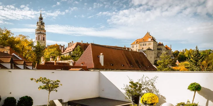 Romantika v centre Českého Krumlova: privátne wellness a raňajky s donáškou