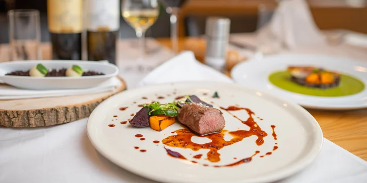 5-chodové degustačné menu s prémiovými vínami alebo otvorený voucher v reštaurácii ELESKO