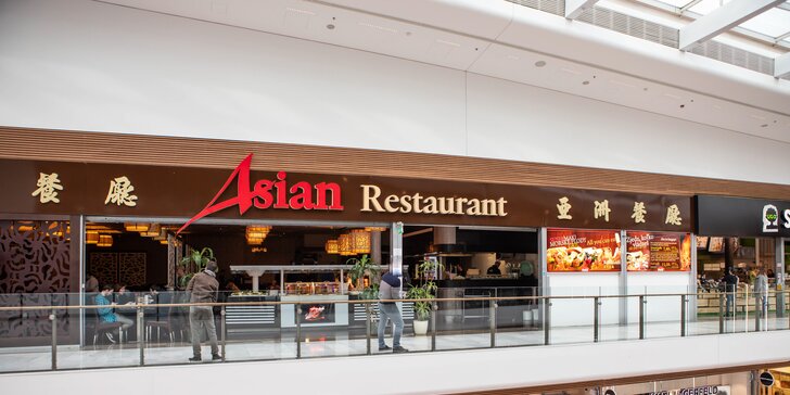 All you can eat aj s nápojom v Asian Restaurant v Auparku