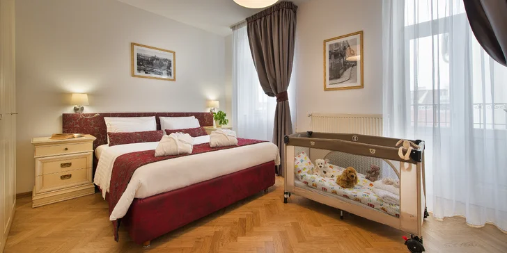 Luxusný pobyt v apartmáne v centre Prahy: bohaté raňajky i welcome drink