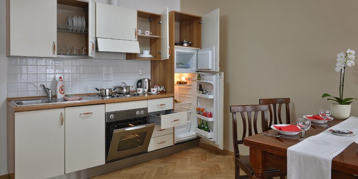 Luxusný pobyt v apartmáne v centre Prahy: bohaté raňajky i welcome drink