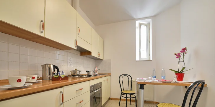 Luxusný pobyt v apartmáne v centre Prahy: bohaté raňajky i welcome drink