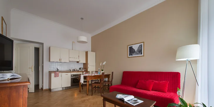 Luxusný pobyt v apartmáne v centre Prahy: bohaté raňajky i welcome drink