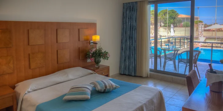 4* relax na Rhodose: hotel na pláži s bazénom a all inclusive