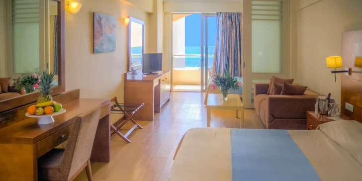 4* relax na Rhodose: hotel na pláži s bazénom a all inclusive