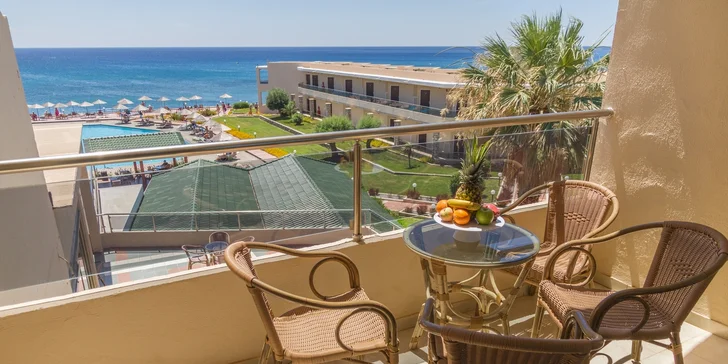 4* relax na Rhodose: hotel na pláži s bazénom a all inclusive