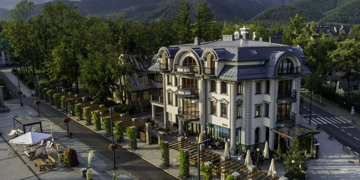 Luxusné ubytovanie v centre Zakopaného s raňajkami alebo polpenziou