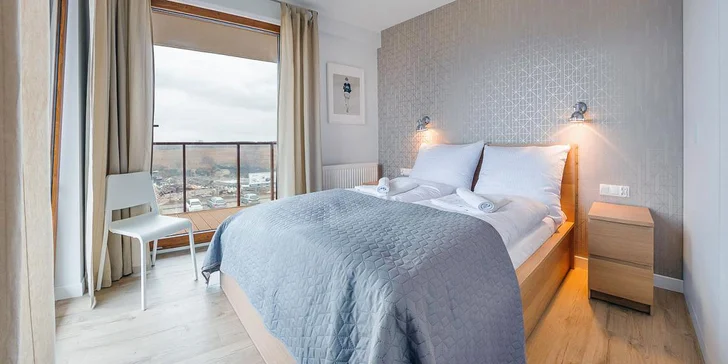 Nové apartmány v poľskom Kolobrehu: vybavená kuchynka, výhľad na more, bazén a sauna