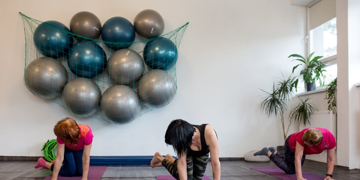 Cvičenia pilates alebo jogy s certifikovanými lektormi