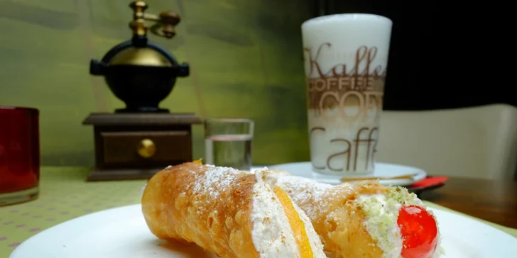 Ochutnajte originálne talianske cannoli, brioche con gelato a lahodnú kávu!