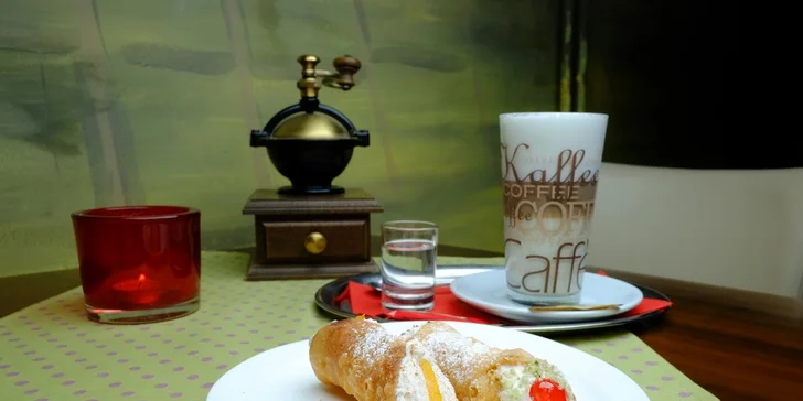 Ochutnajte originálne talianske cannoli, brioche con gelato a lahodnú kávu!