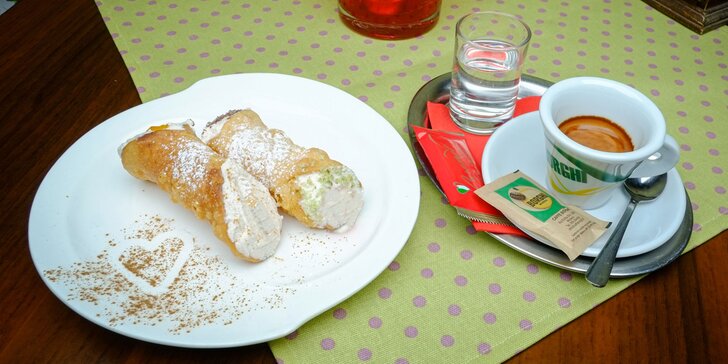 Ochutnajte originálne sicílske cannoli a lahodnú taliansku kávu