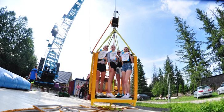 Jedinečný bungee jumping z 90 m výšky v Zakopanom