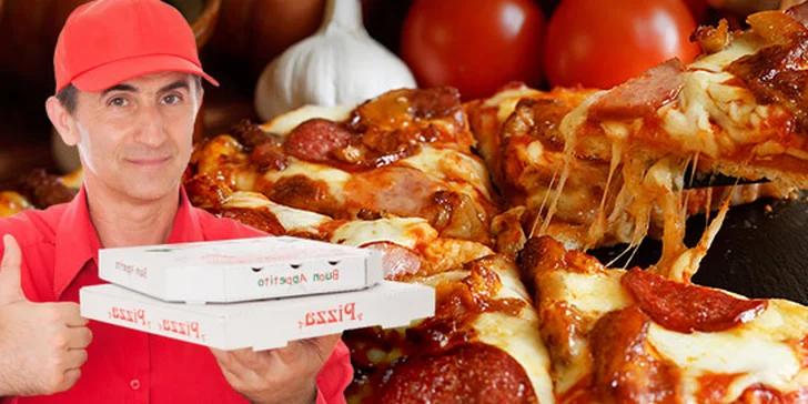 Chrumkavá XL pizza s donáškou