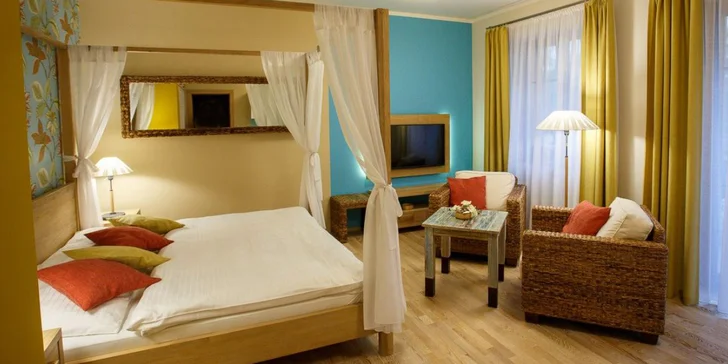 Luxusné apartmány v Luhačoviciach: wellness pobyt s raňajkami