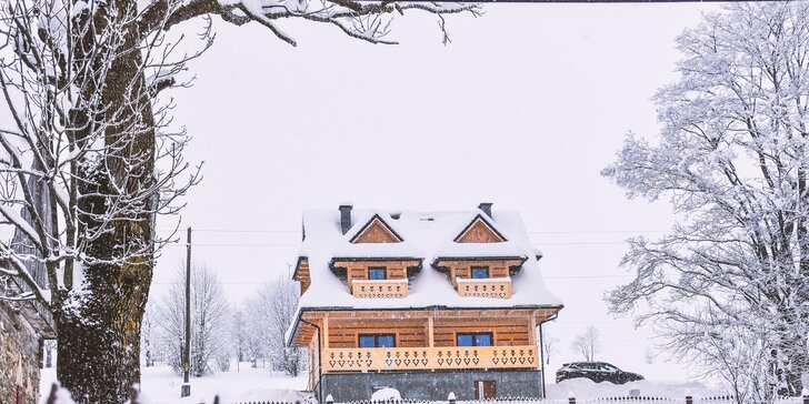 Krásny drevený domček v blízkosti mesta Zakopané: pobyt pre 2 až 6 osôb