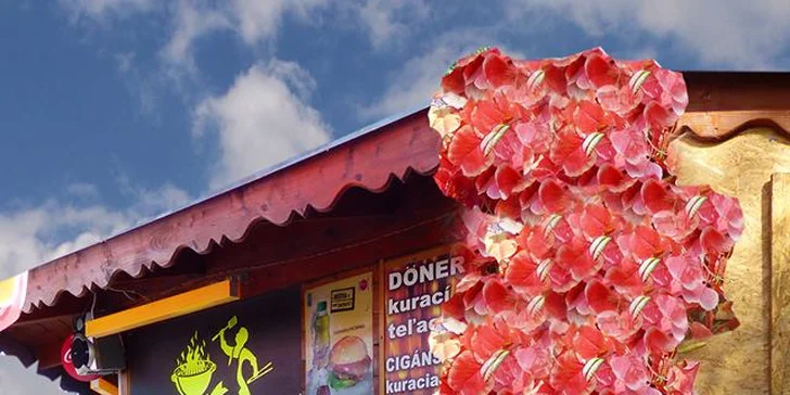 Kebab s pivom alebo kofolou na Kuchajde