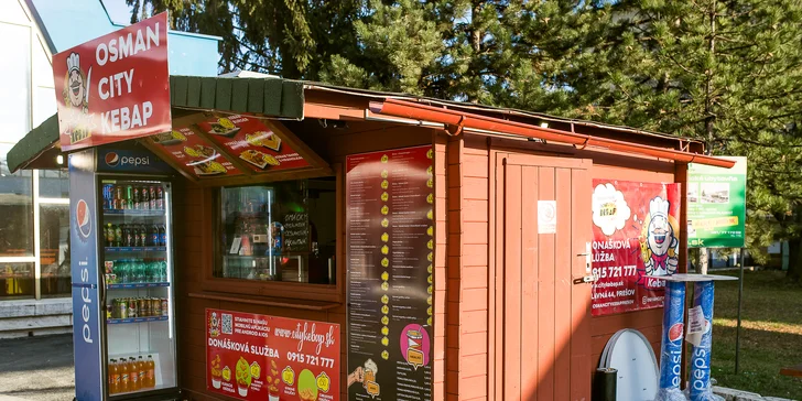 Kebab (box, placka, bageta) alebo falafel už aj v novootvorenej prevádzke OSMAN CITY KEBAP