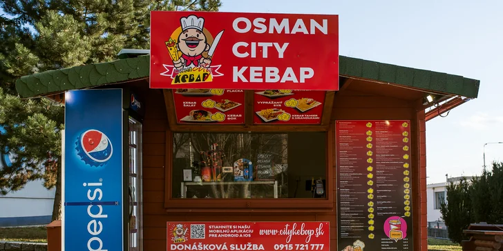 Kebab (box, placka, bageta) alebo falafel už aj v novootvorenej prevádzke OSMAN CITY KEBAP