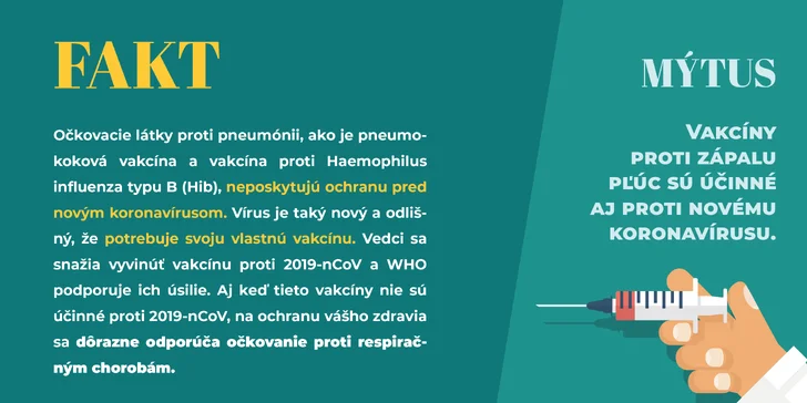 Rúško proti koronavírusu, pancier proti hoaxom!