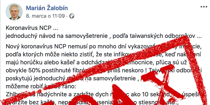 Rúško proti koronavírusu, pancier proti hoaxom!
