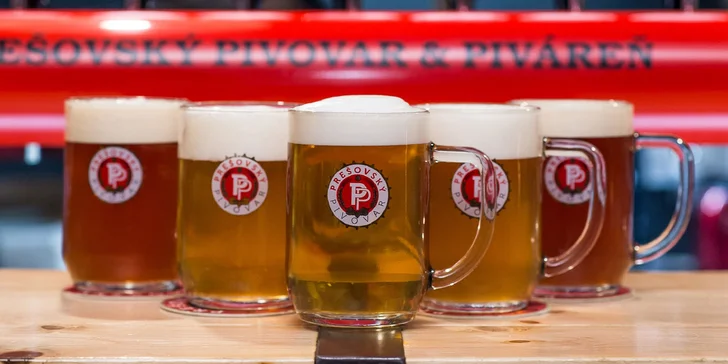 Vychutnajte si doma jedinečnú chuť čapovaného piva z Prešovskej pivárne vďaka donáške!