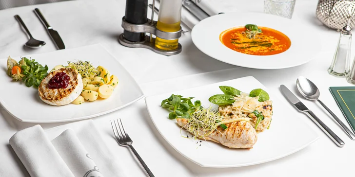 3-chodové menu Hotel AGATKA**** - rozvoz Bratislava, Senec, Pezinok