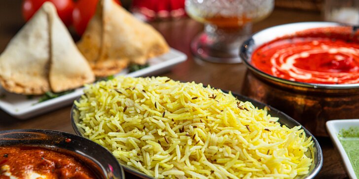 Indické 3-chodové menu na osobný odber v Punjabi Dhaba Hlboká